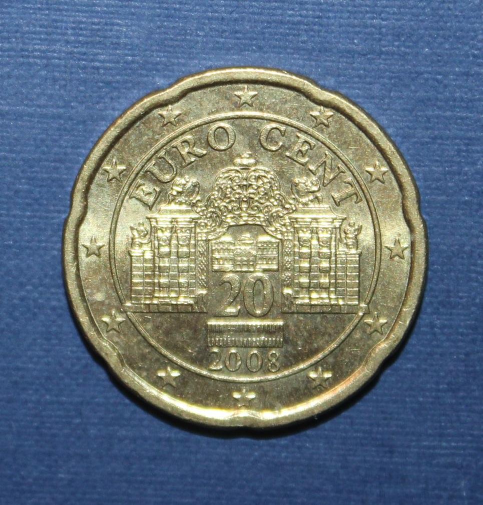 20 евроцентов Австрия 2008