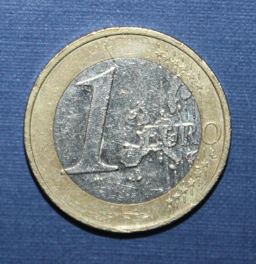 1 евро Австрия 2007, биметалл 1