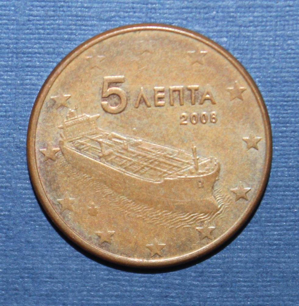 5 евроцентов Греция 2008