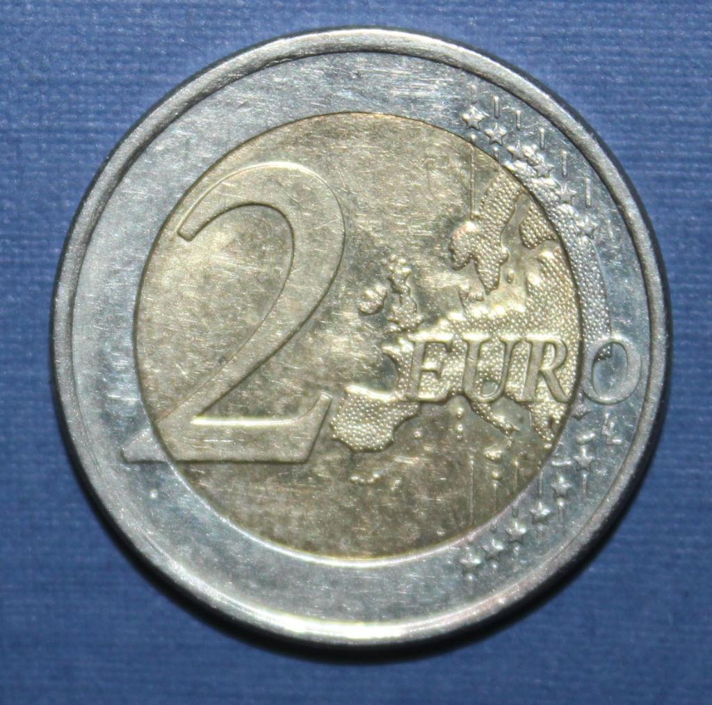 2 евро Финляндия 2009, биметалл 1