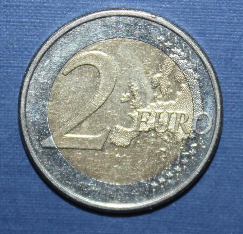 2 евро Финляндия 2011, биметалл 1