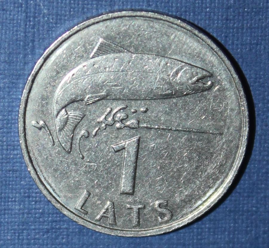 1 лат Латвия 2007 лосось 1