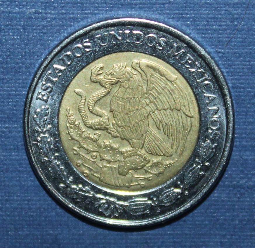 1 песо Мексика 2003, биметалл 1