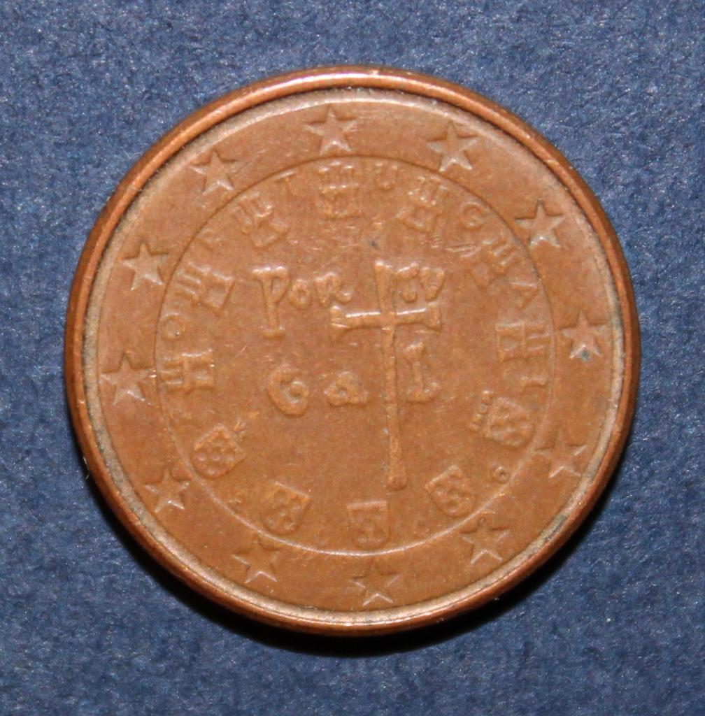 1 евроцент Португалия 2006 1