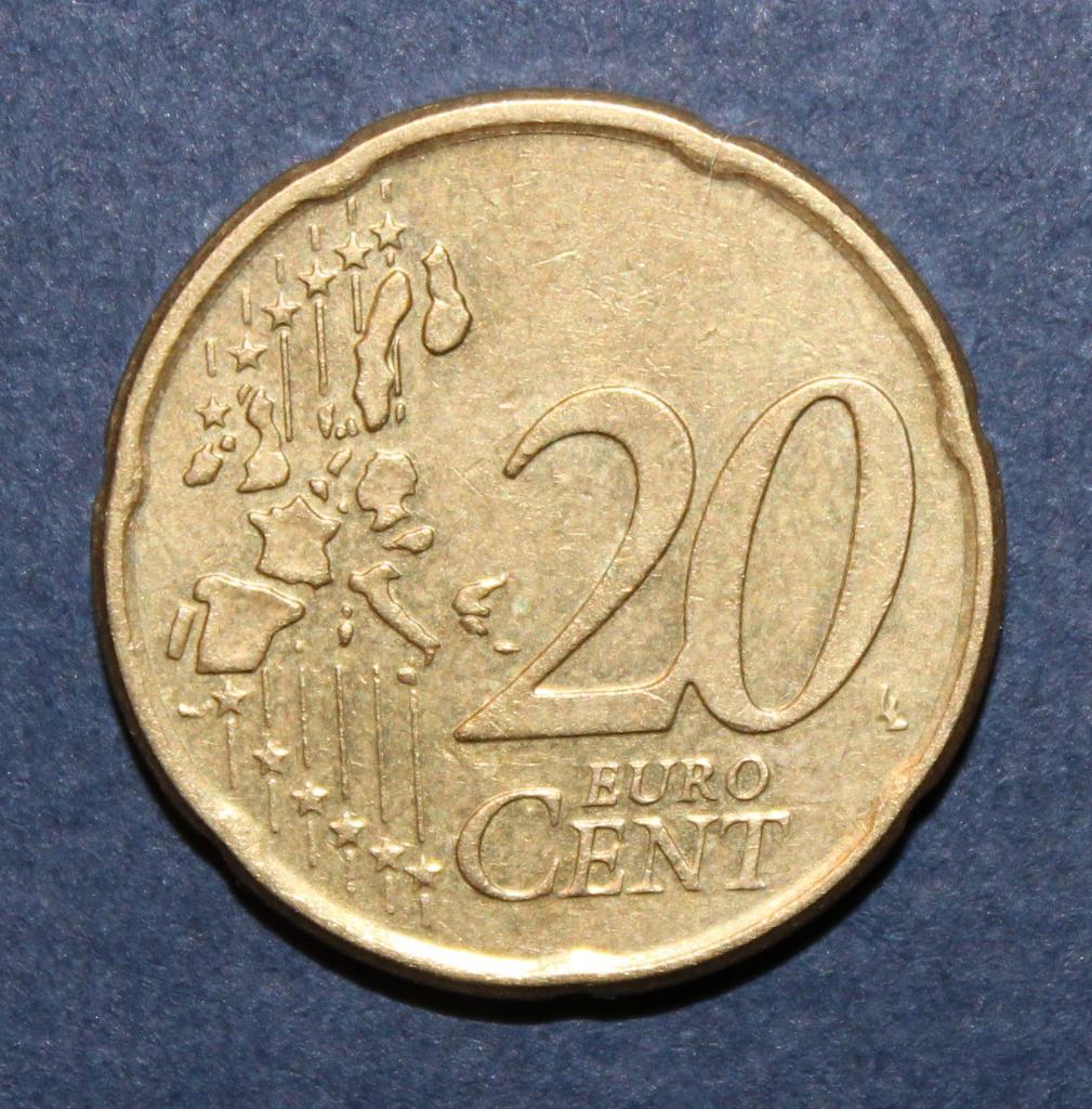 20 евроцентов Ирландия 2002 1
