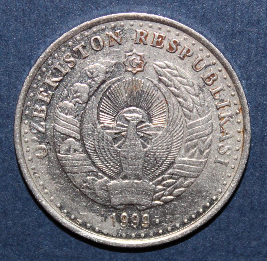 25 сумов Узбекистан 1999 800 лет Жалолиддина Мангуберды 1