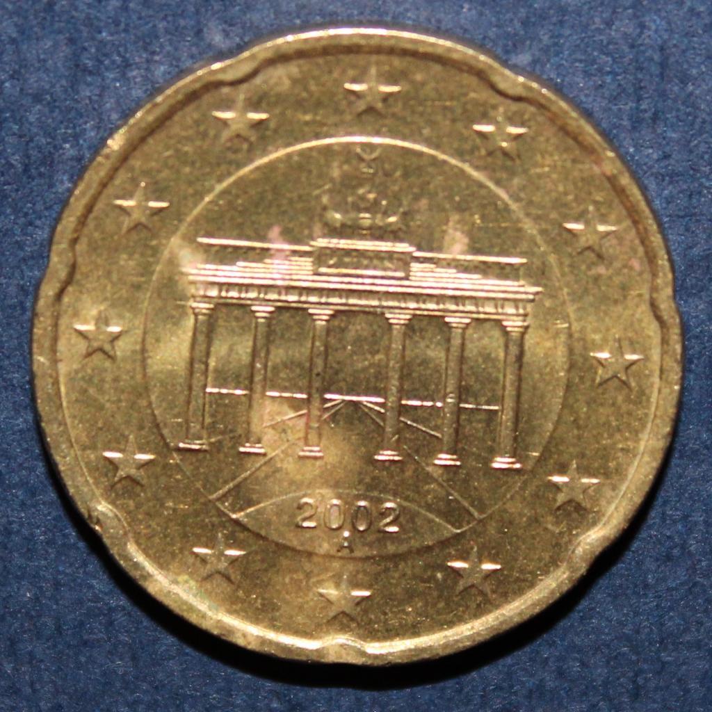 20 евроцентов Германия 2002а 1