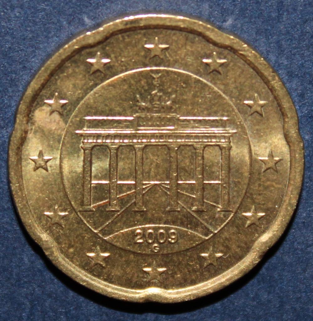20 евроцентов Германия 2009G 1