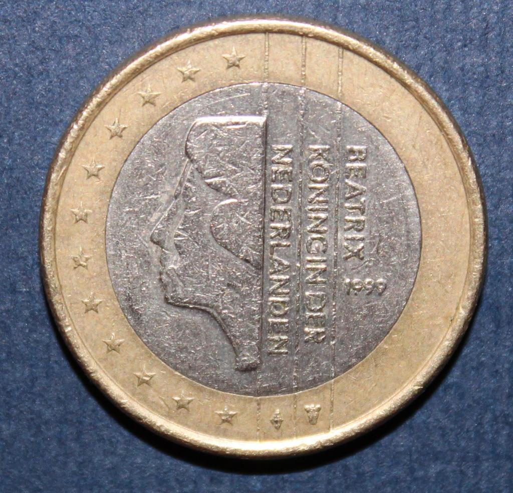 1 евро Нидерланды 1999 1