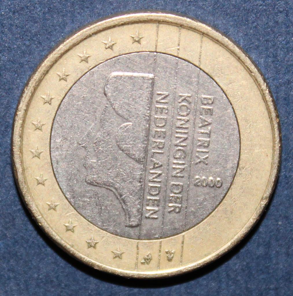 1 евро Нидерланды 2000 1