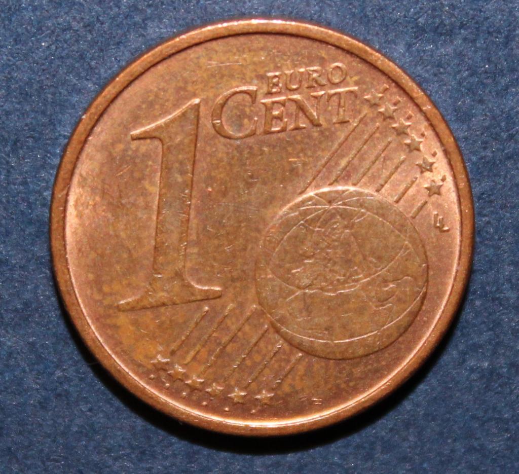 1 евроцент Германия 2005D 1