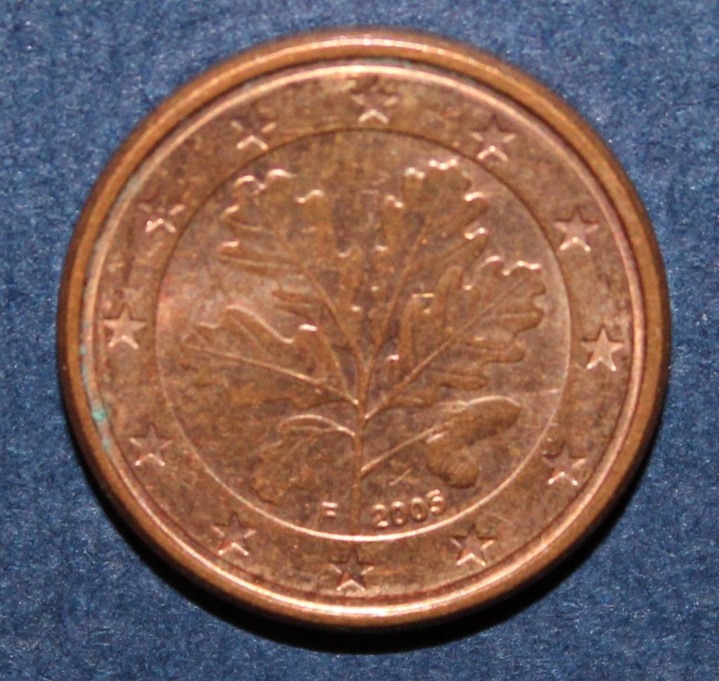 1 евроцент Германия 2005F