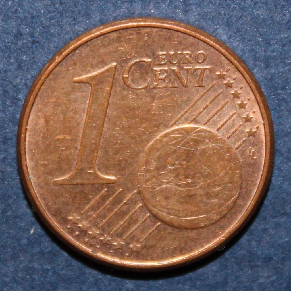 1 евроцент Германия 2005F 1