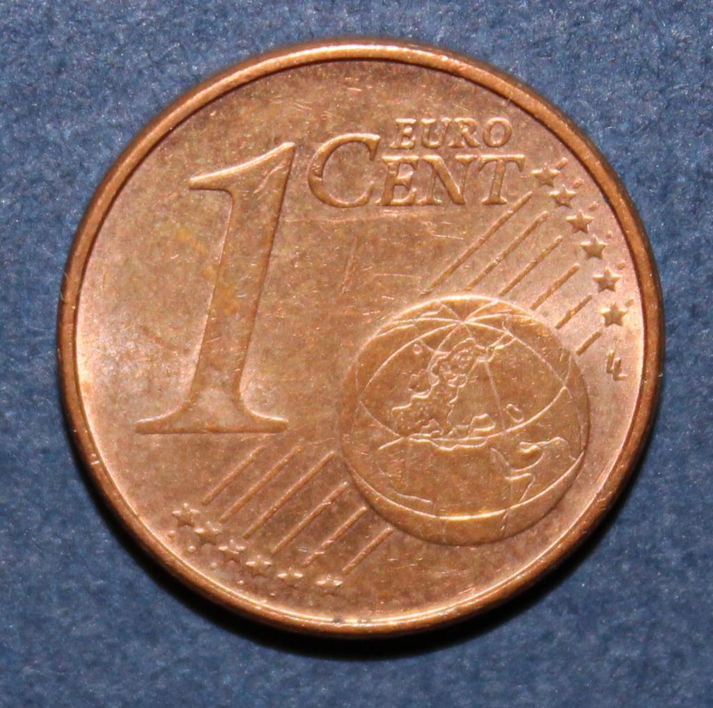 1 евроцент Германия 2005J 1