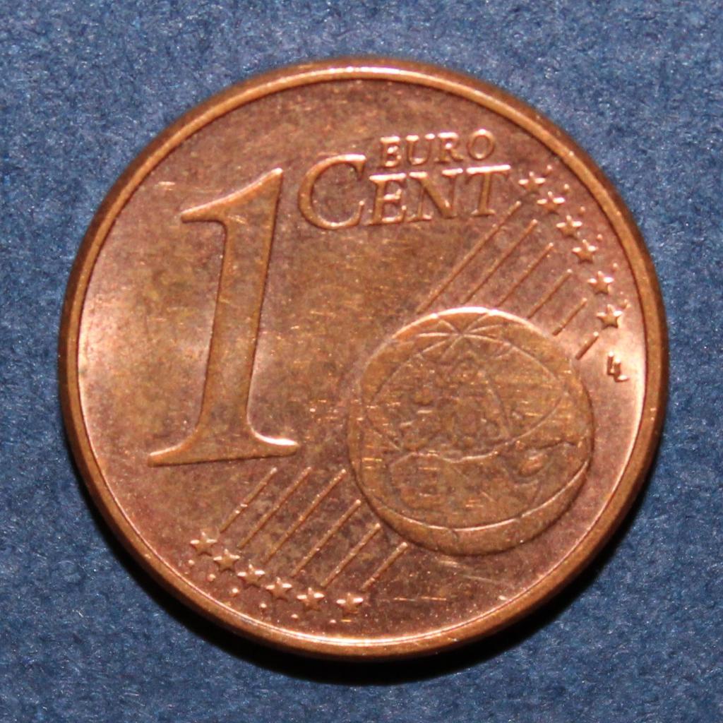 1 евроцент Германия 2007F 1