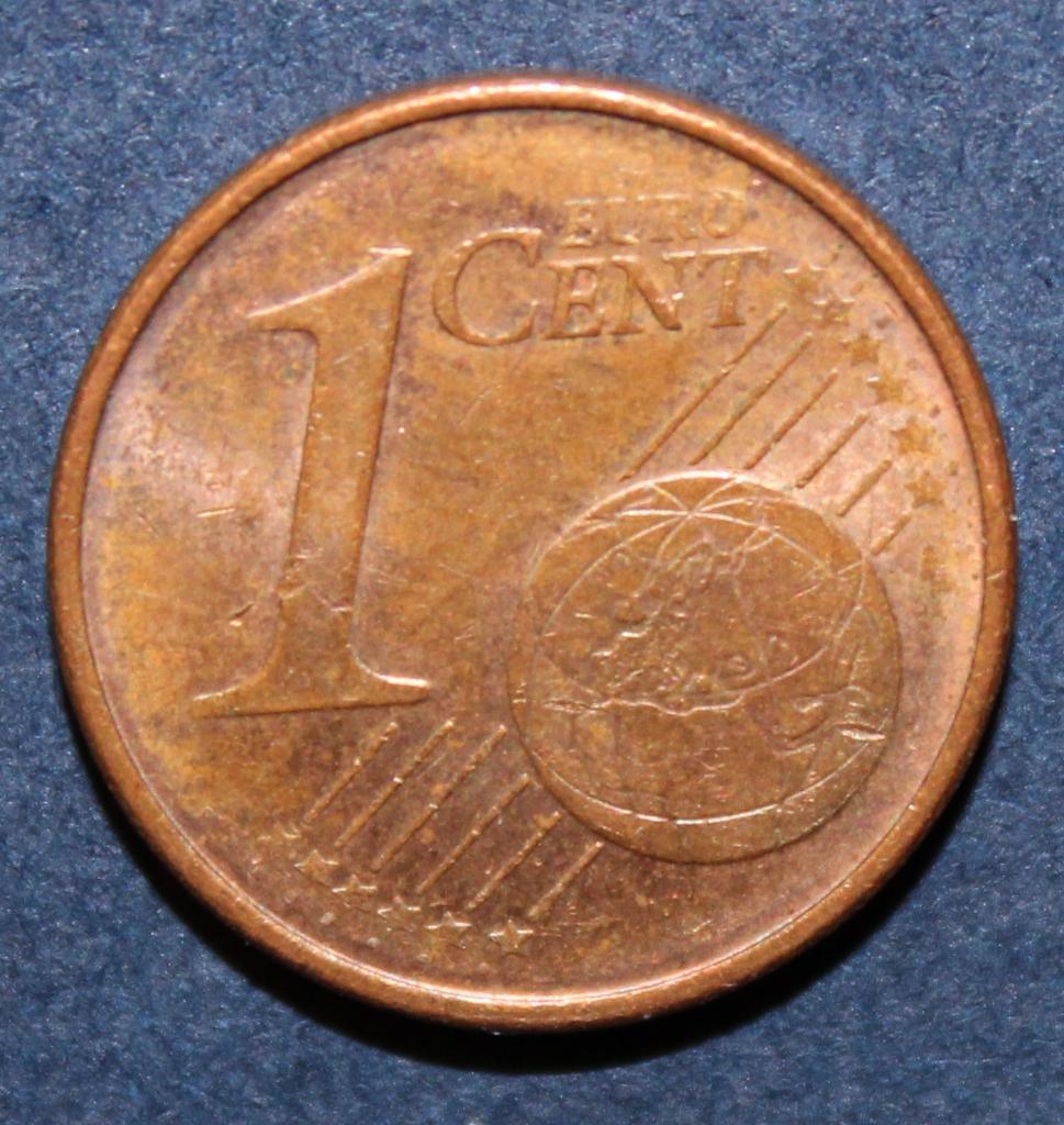 1 евроцент Германия 2002F 1