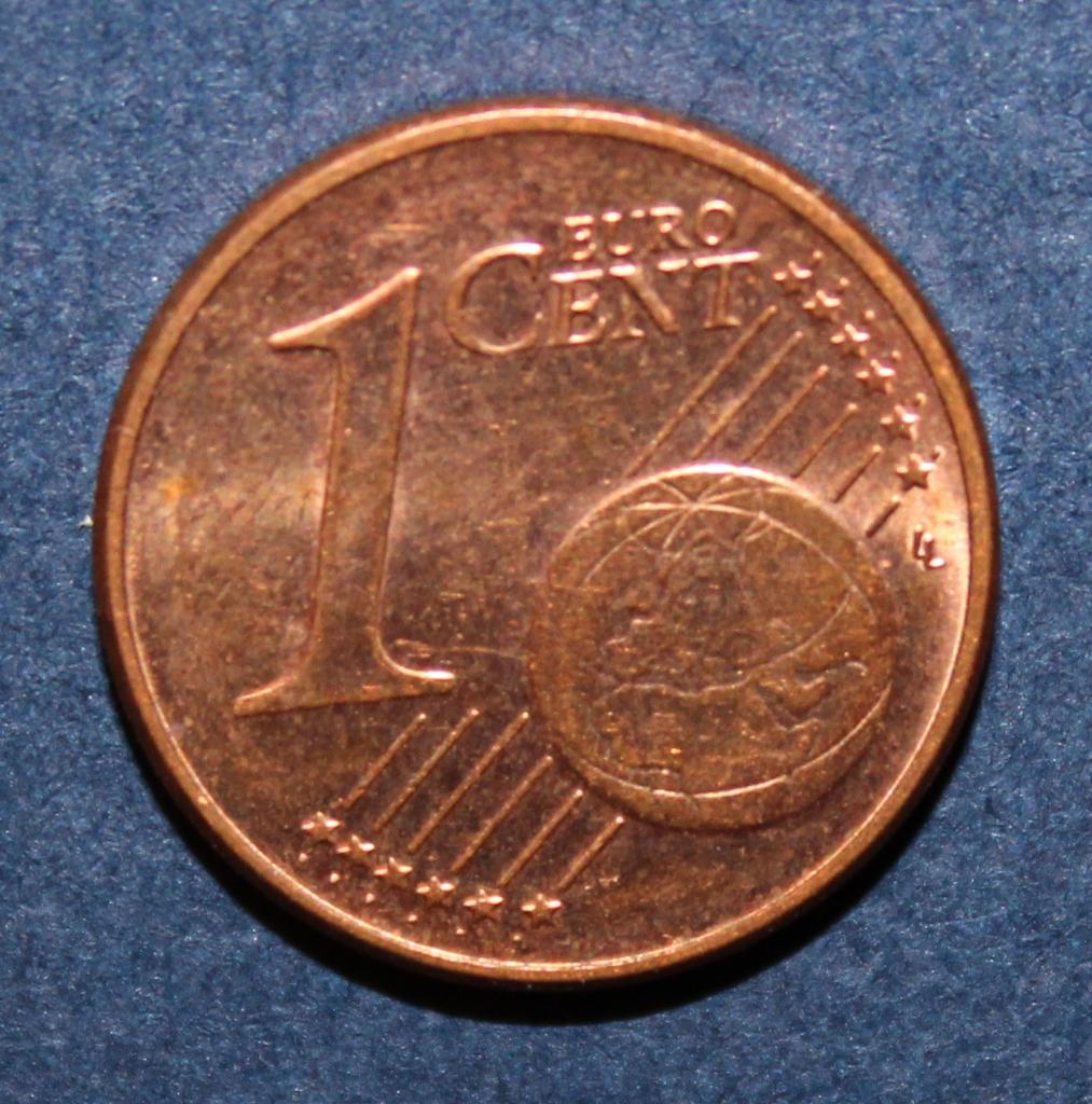 1 евроцент Германия 2010F 1