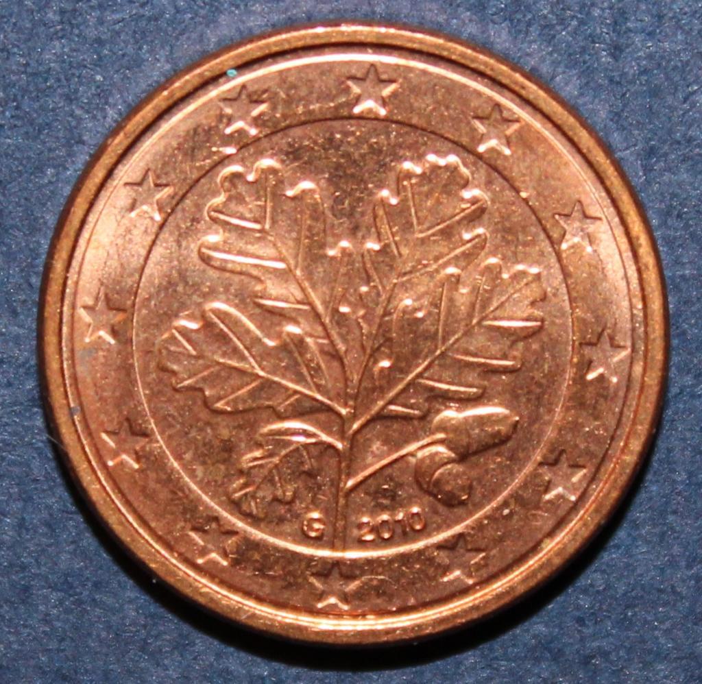 1 евроцент Германия 2010G