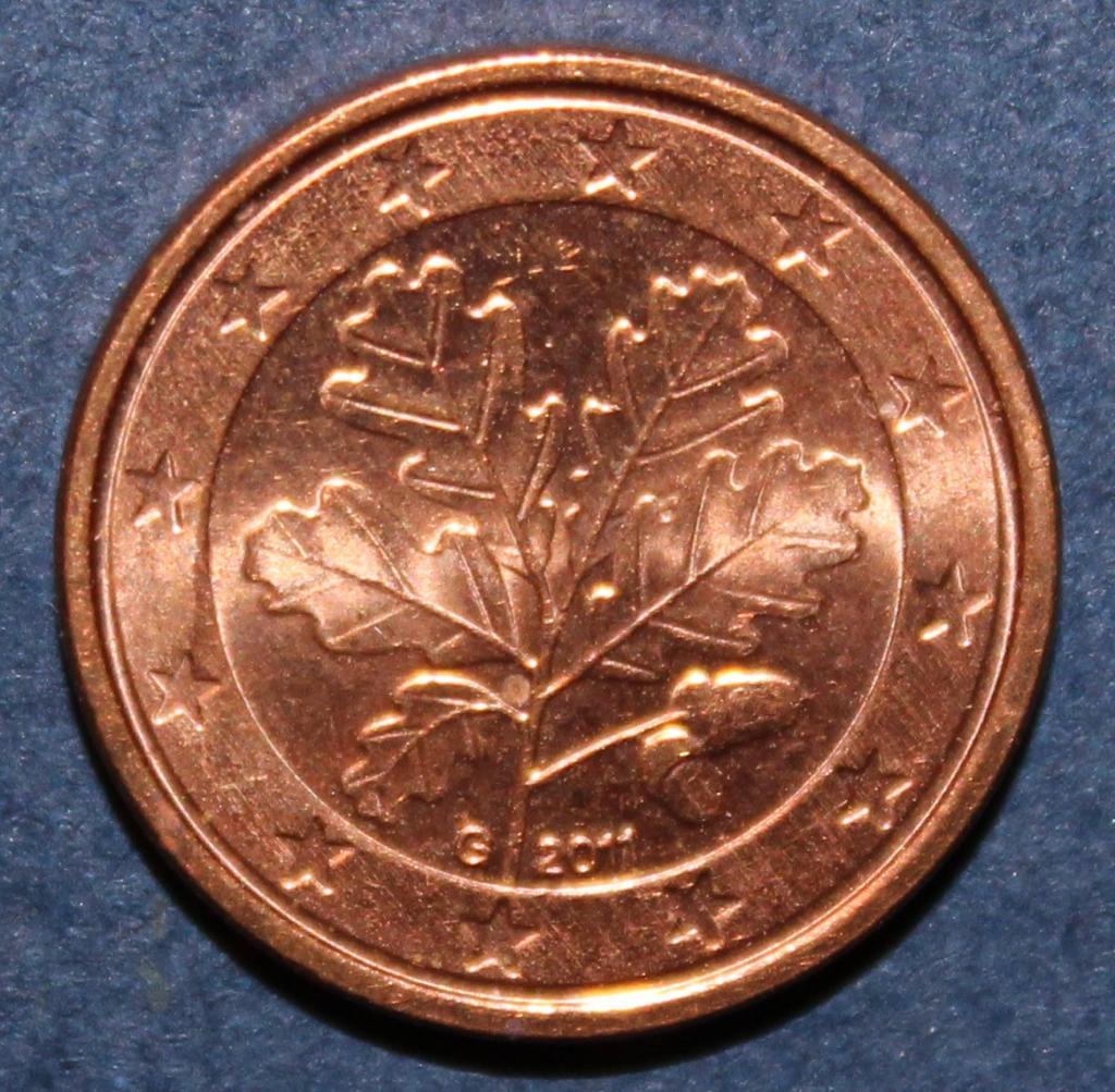 1 евроцент Германия 2011G