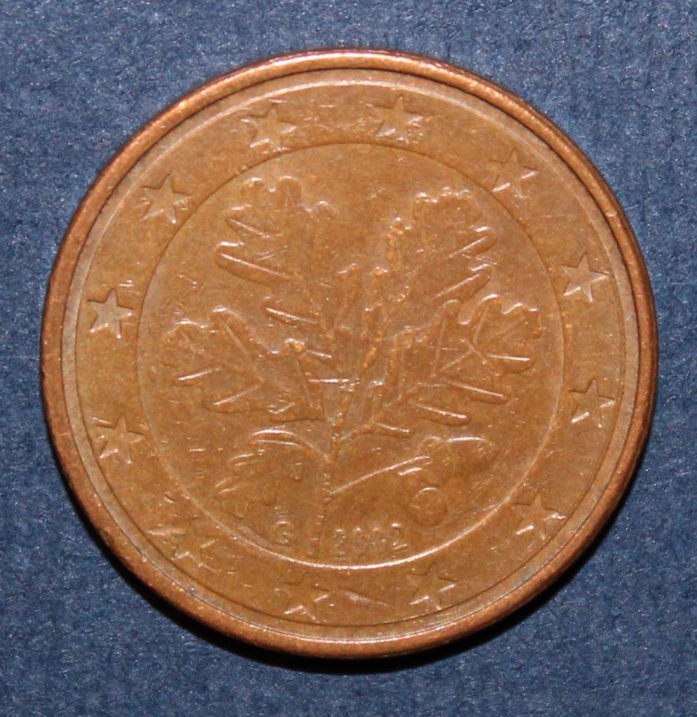 5 евроцентов Германия 2002G