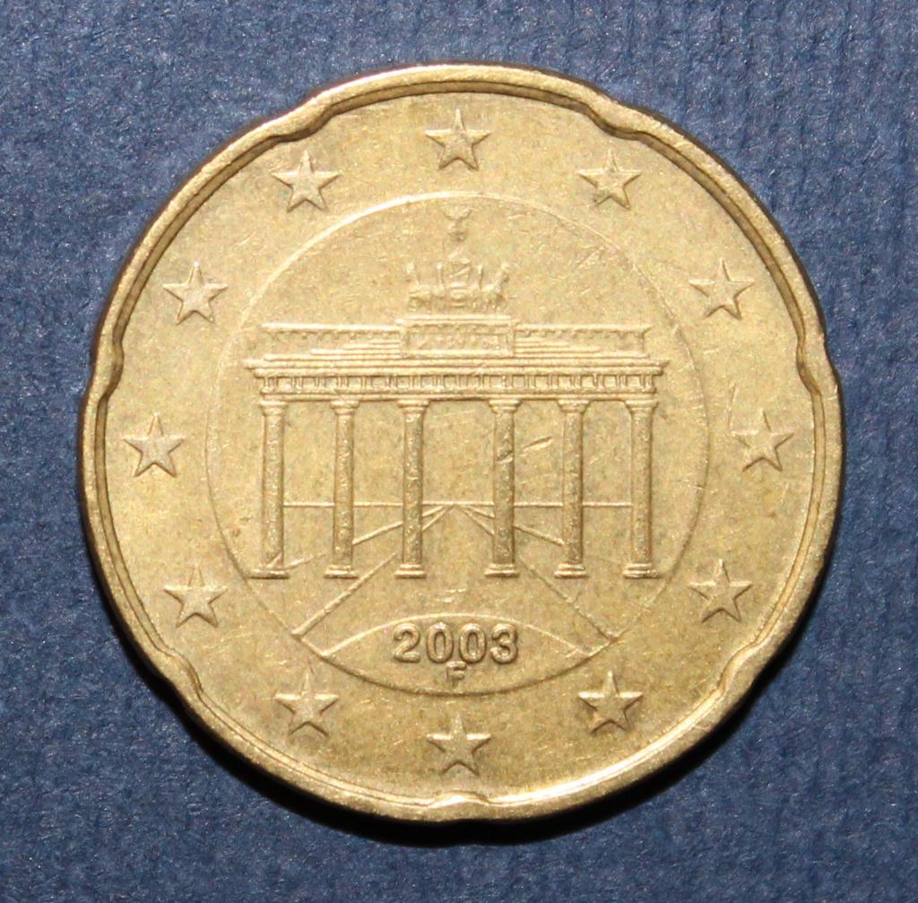 20 евроцентов Германия 2003F