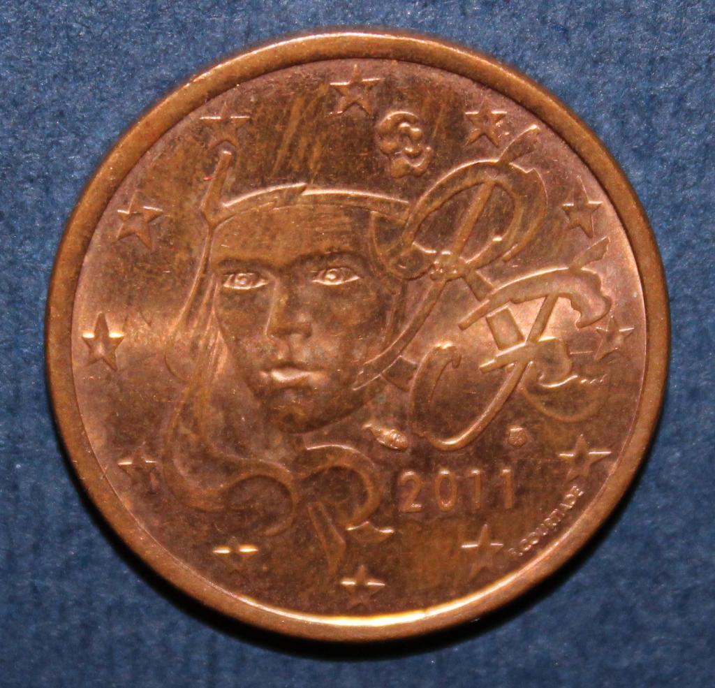 5 евроцентов Франция 2011