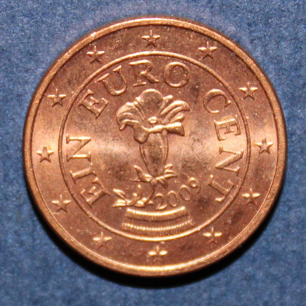 1 евроцент Австрия 2009
