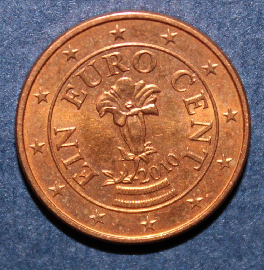1 евроцент Австрия 2010
