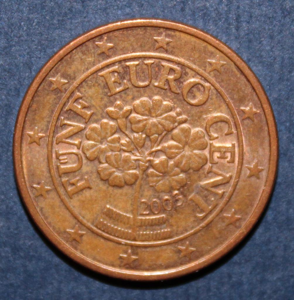 5 евроцентов Австрия 2003