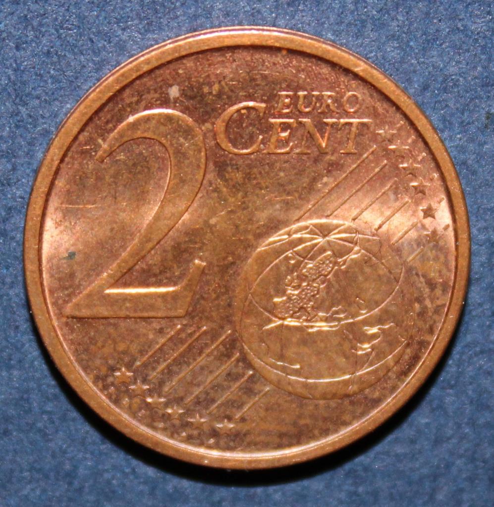 2 евроцента Испания 2008 1