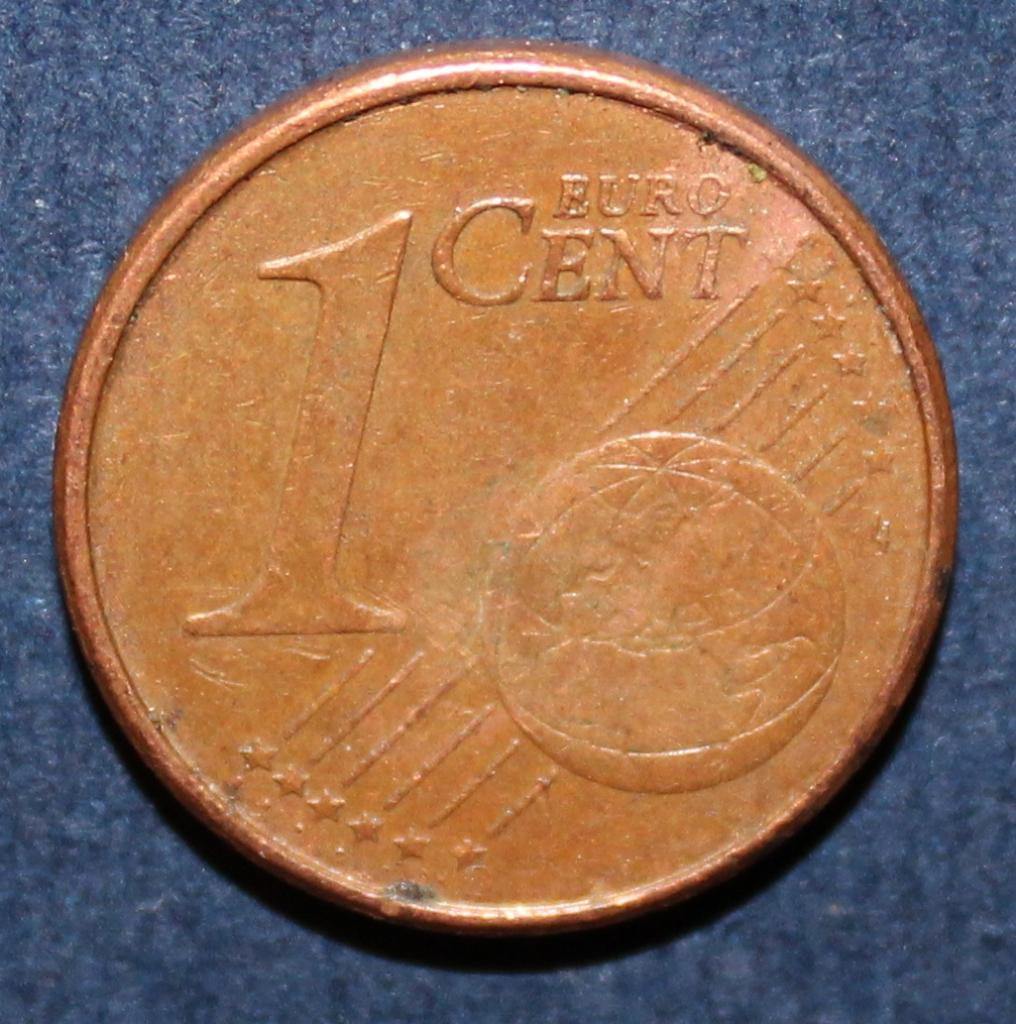 1 евроцент Испания 2005 1