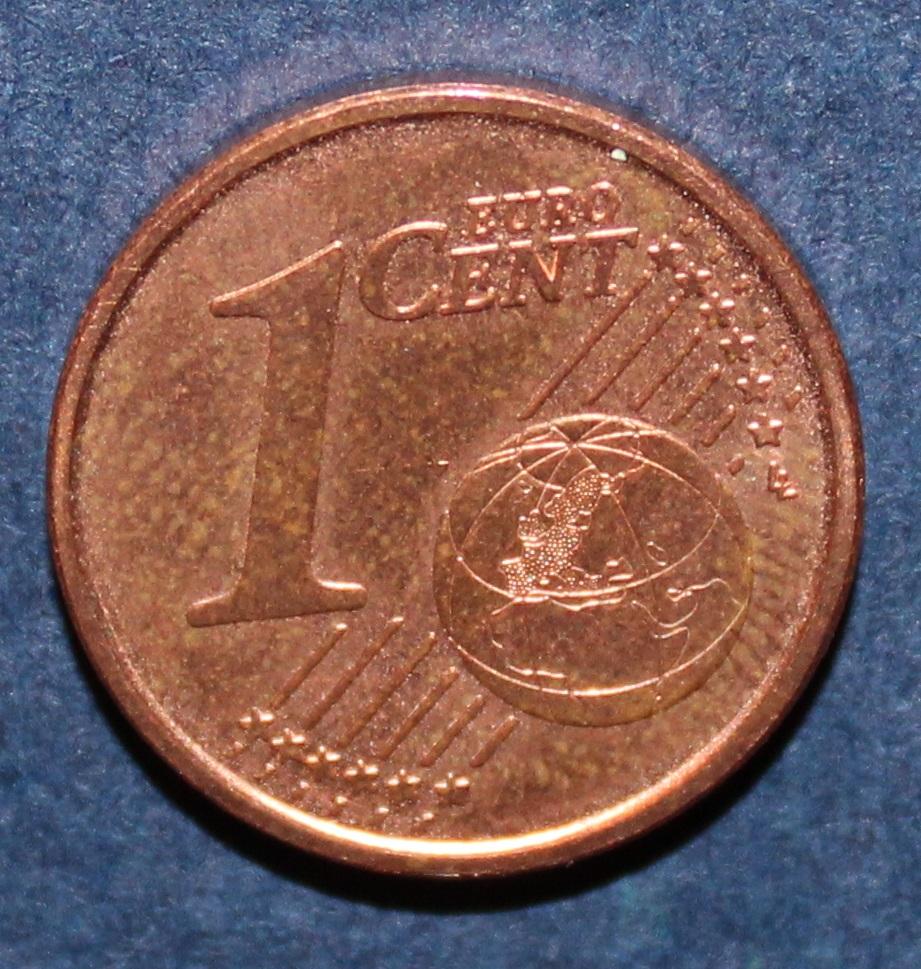 1 евроцент Италия 2017 1