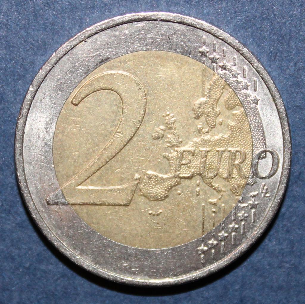 2 евро Германия 2011J, биметалл 1