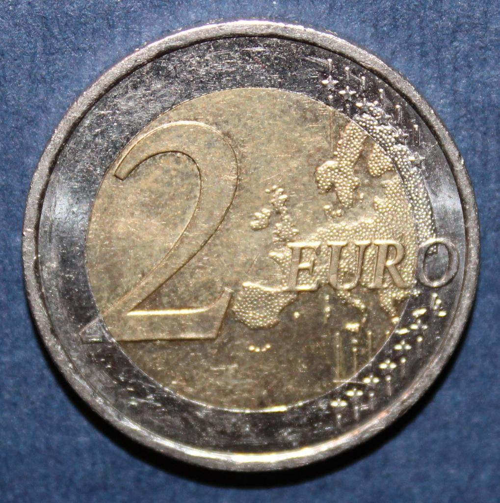 2 евро Германия 2017А, биметалл 1