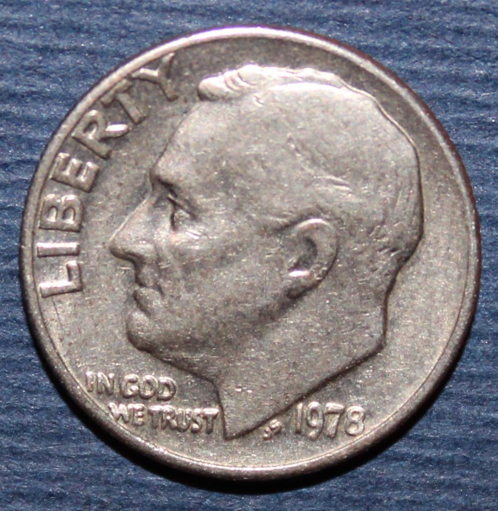 1 дайм (10 центов) США 1978