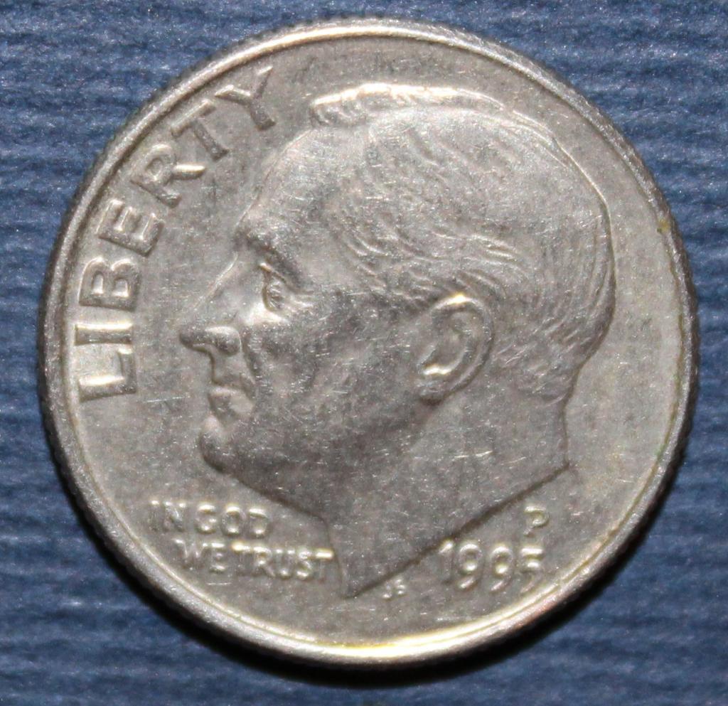 1 дайм (10 центов) США 1995P