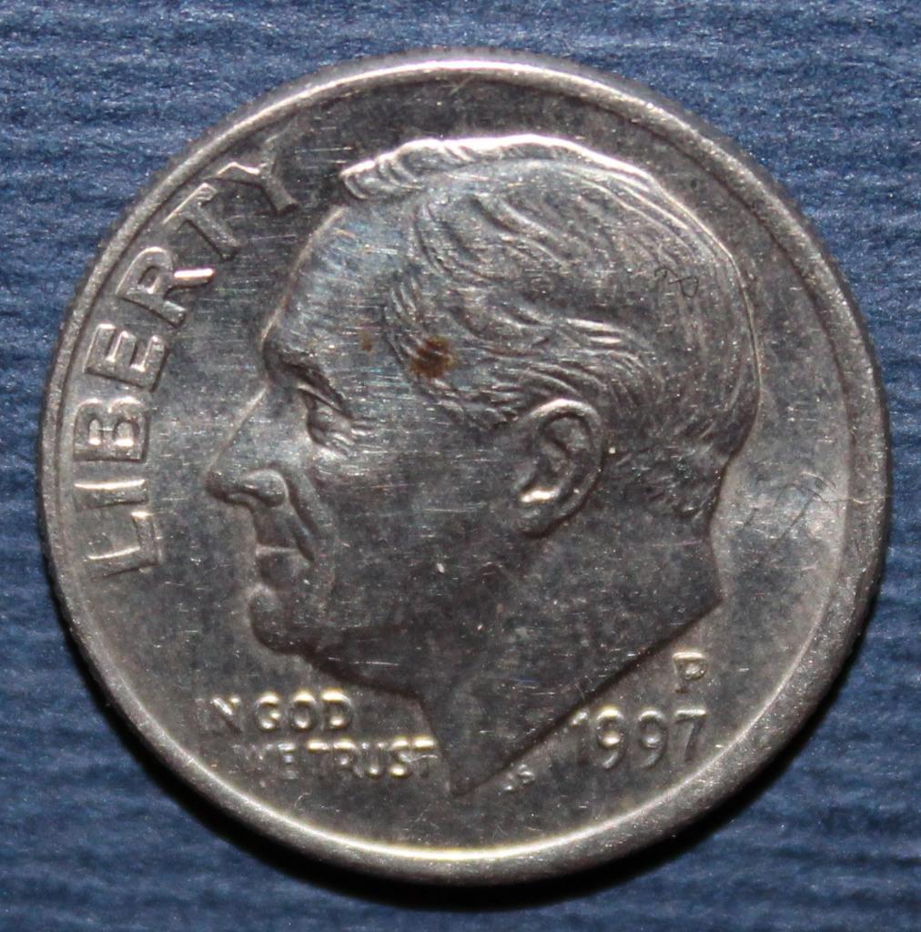 1 дайм (10 центов) США 1997P