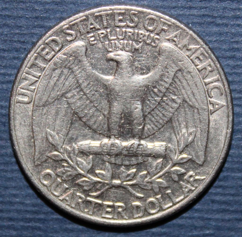 25 центов (квотер) США 1990D 1