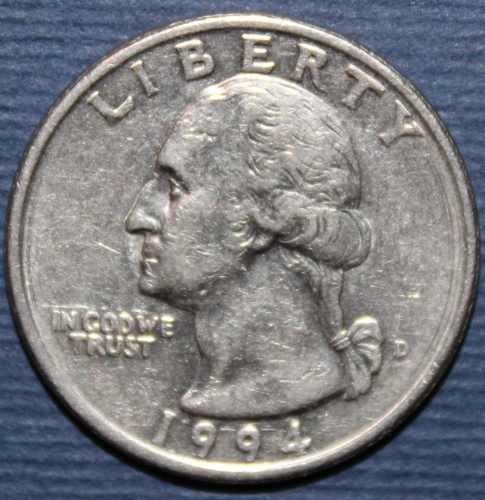 25 центов (квотер) США 1994D