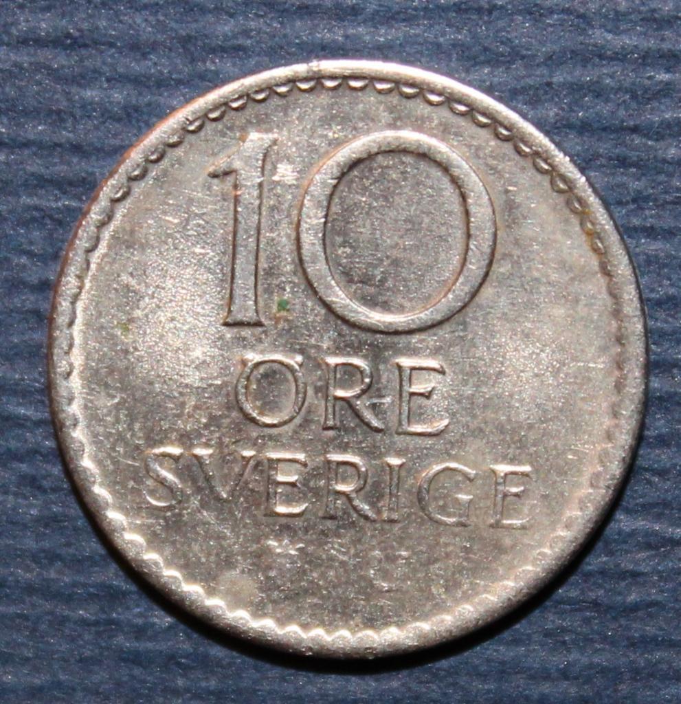10 эре Швеция 1970