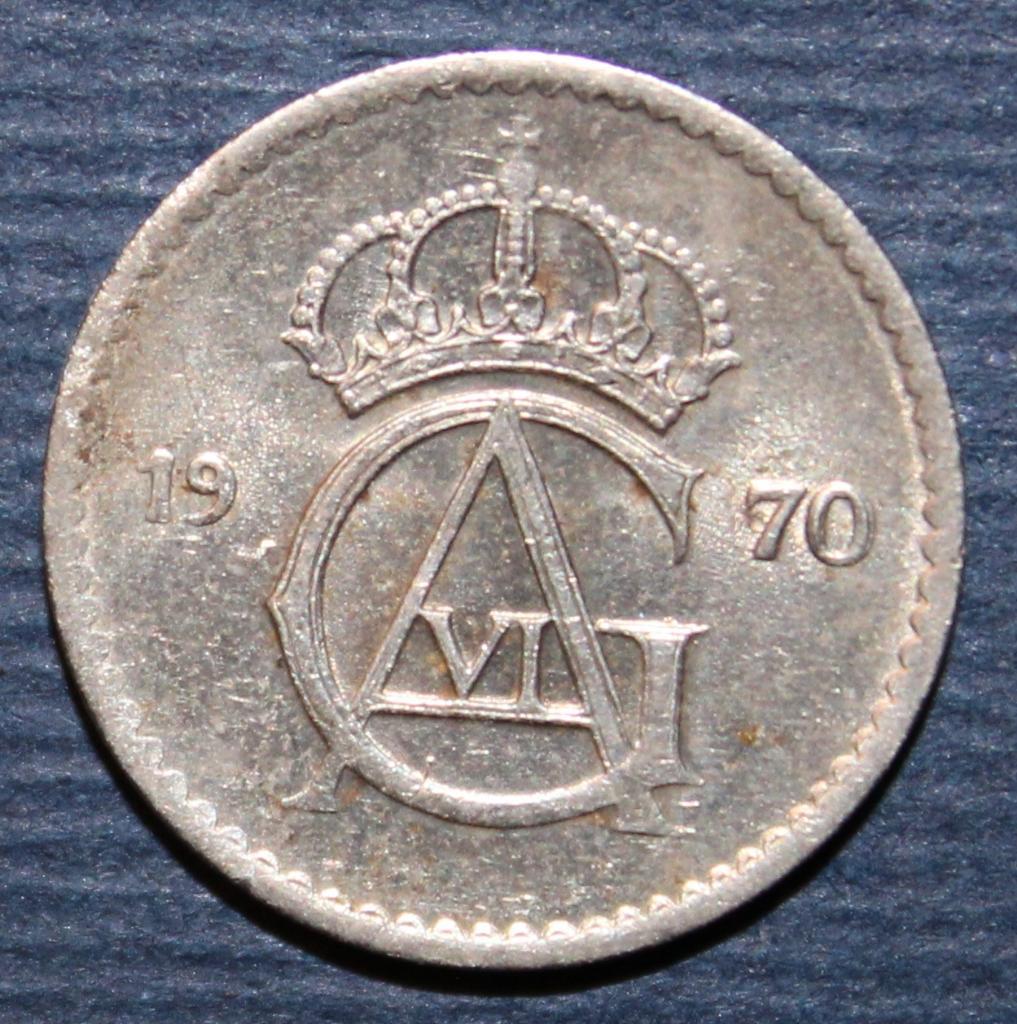 10 эре Швеция 1970 1