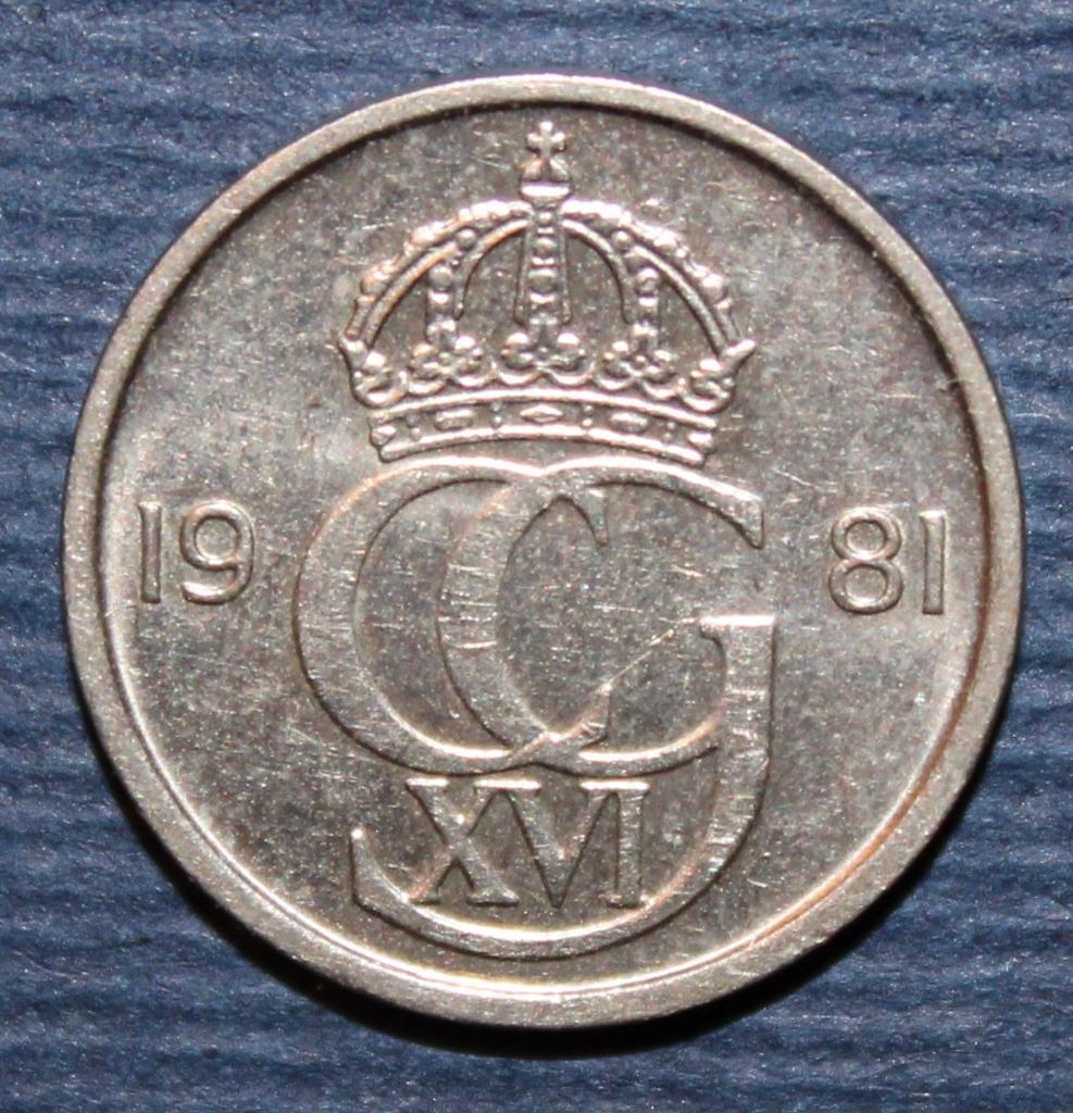 10 эре Швеция 1981 1