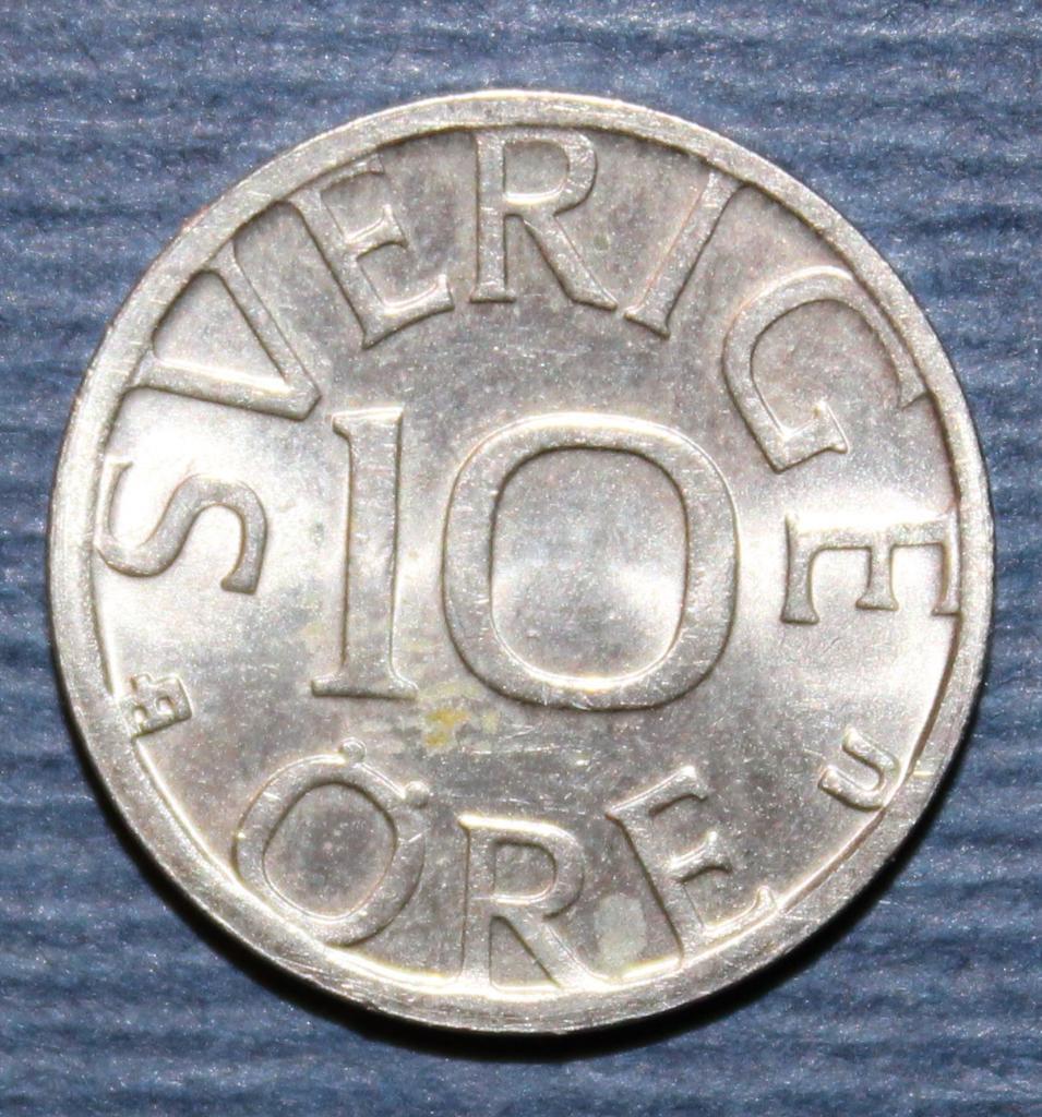 10 эре Швеция 1985