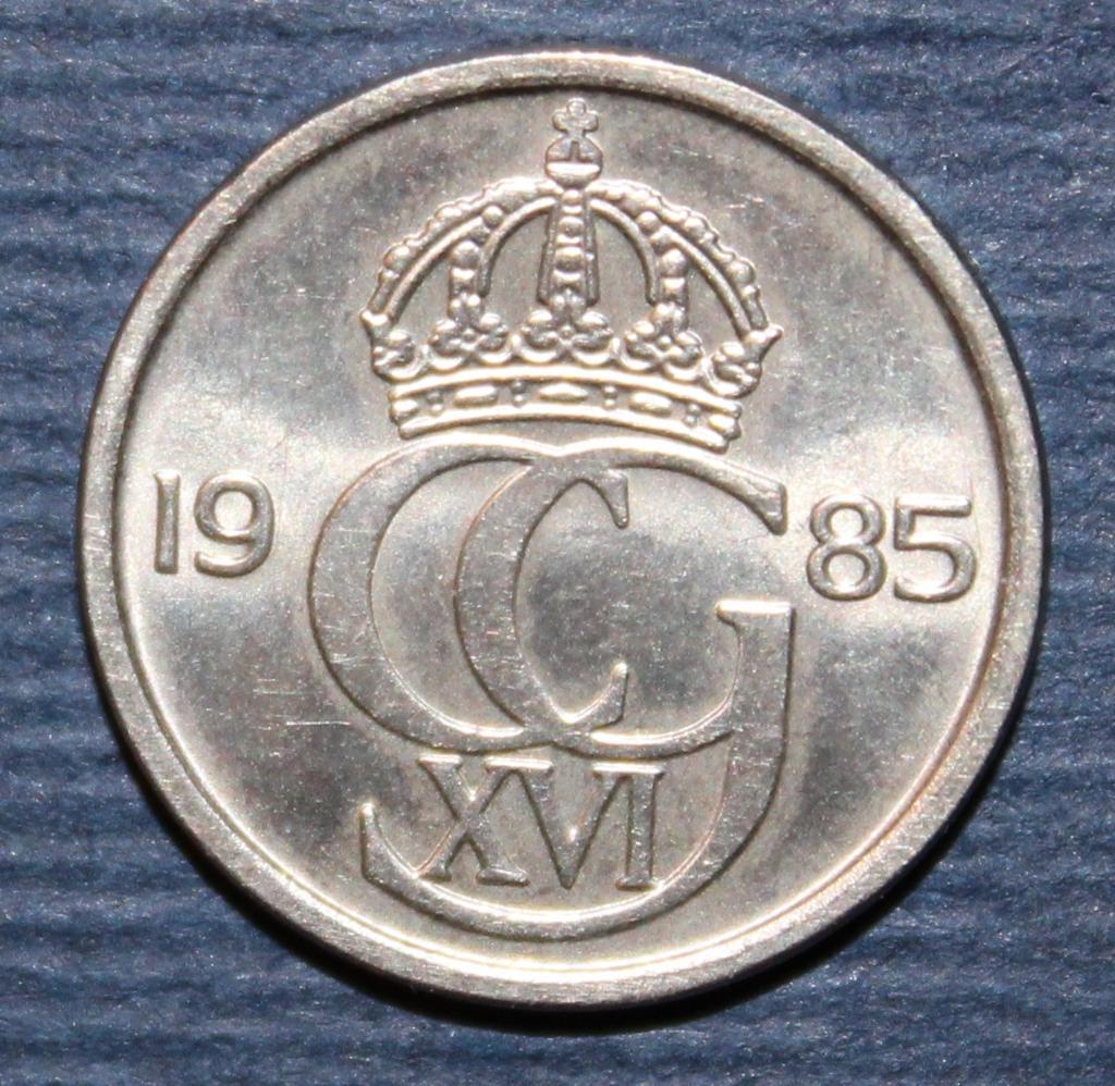 10 эре Швеция 1985 1