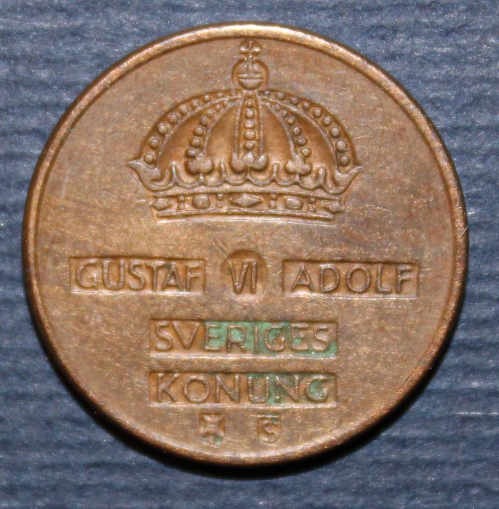 1 эре Швеция 1953 лот 2 1