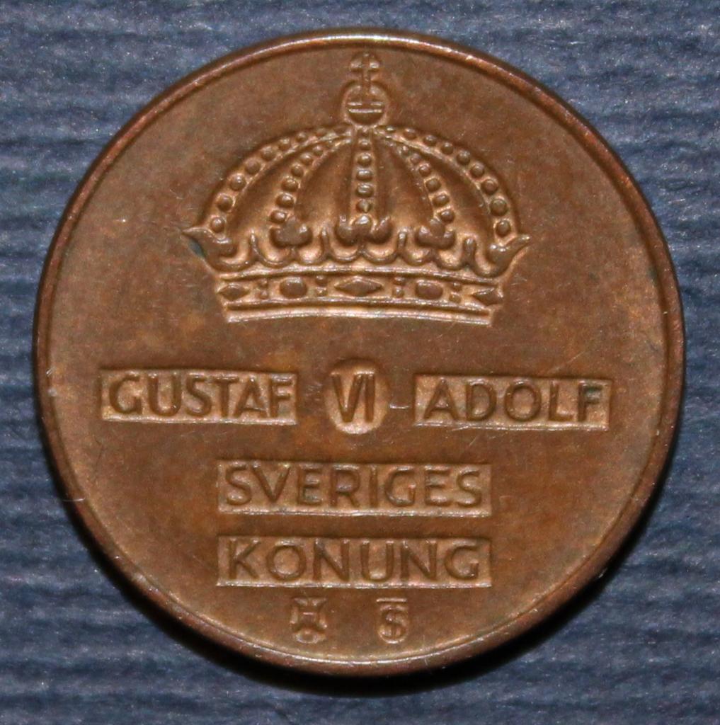 1 эре Швеция 1954 1