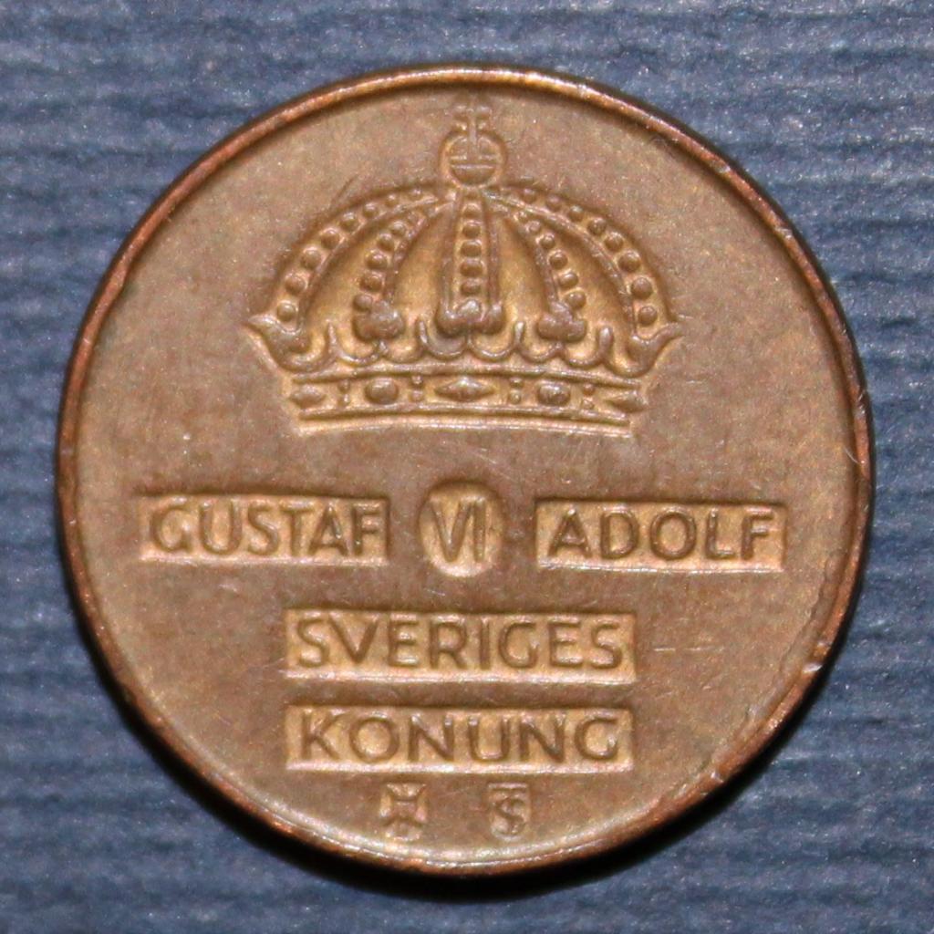1 эре Швеция 1955 1