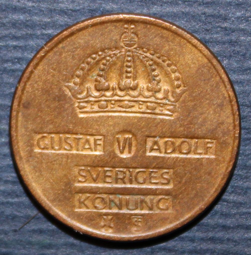 1 эре Швеция 1957 1