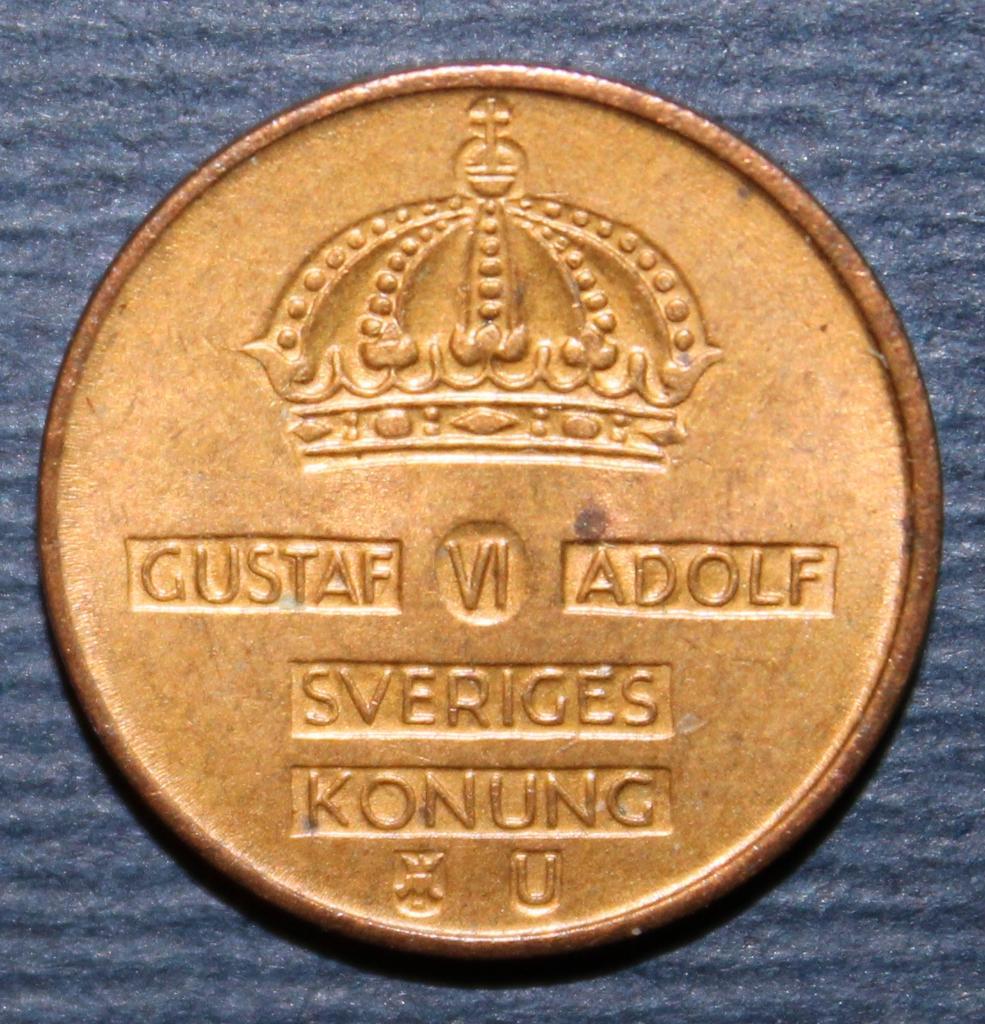 1 эре Швеция 1968 1