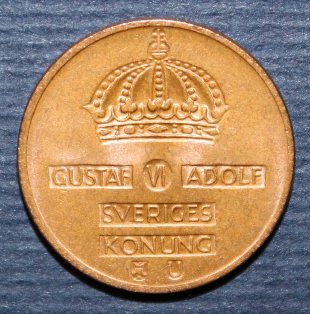 1 эре Швеция 1970 1